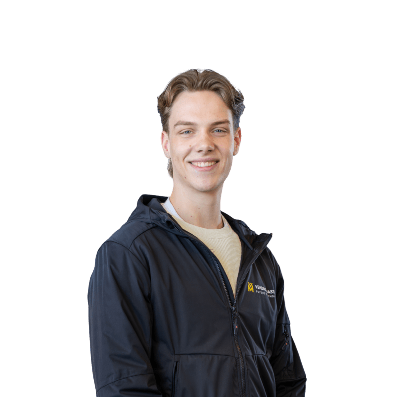 Jelle stagiair ondernemer handel bij Vending Master ondersteunt commerciële activiteiten en vending projecten