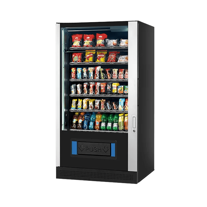 De Vendo G-Snack Design 10 Slave Outdoor SSX OD is een uitbreiding voor bestaande vendingautomaten en biedt extra capaciteit voor snacks en non food producten op buitenlocaties. Ideaal te koppelen aan een master automaat voor een efficiënte en robuuste vendingopstelling.
