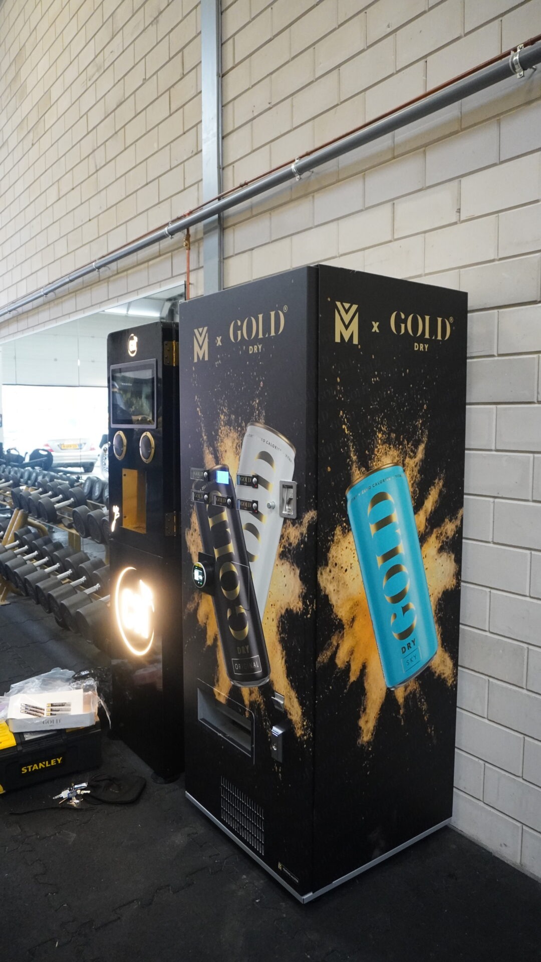 Vendingmachine Gold Dry Sportschool