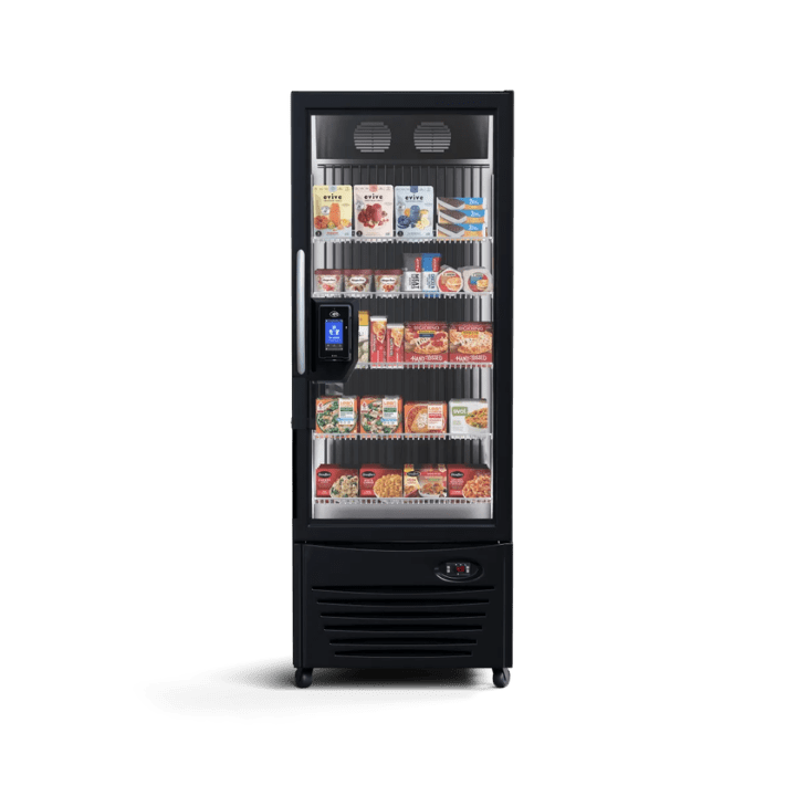 De Pico Freeze Vision is een smart vending vrieskast met AI herkenning en automatische betaling voor diepvriesproducten. Ideaal voor locaties waar een innovatieve en volledig geautomatiseerde vendingervaring gewenst is.