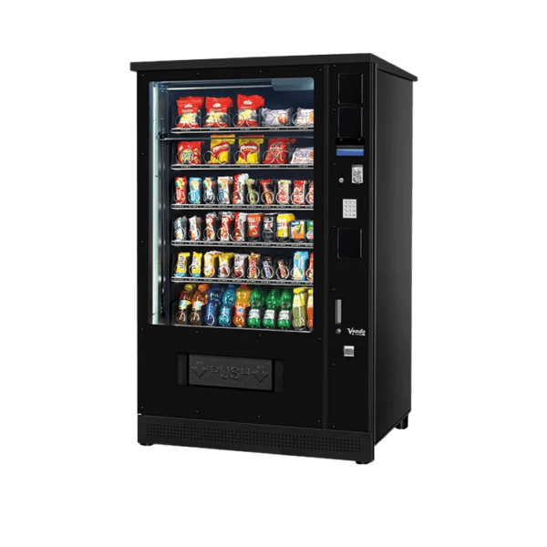 De Vendo G-Snack 10 Outdoor SMX OD is een snackautomaat voor buitenlocaties, geschikt voor snacks en non food producten. Dankzij de robuuste uitvoering en betrouwbare techniek ideaal voor intensief gebruik buiten.