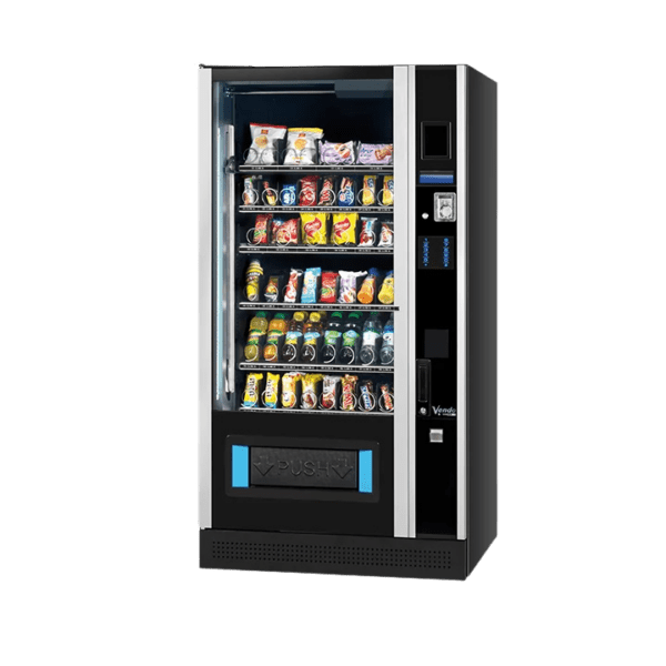 De Vendo G-Snack 8 Design SC8 is een snackautomaat met modern design, geschikt voor snacks en non food producten. Ideaal voor locaties waar uitstraling en een efficiënt assortiment samenkomen.