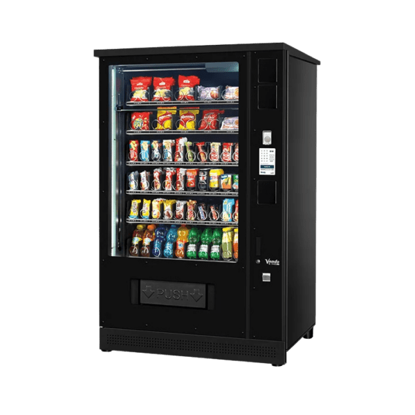 De Vendo G-Snack Touch 10 Outdoor STX OD is een snackautomaat met touchscreen voor buitenlocaties, geschikt voor snacks en non food producten. Dankzij de robuuste uitvoering en moderne interface ideaal voor intensief gebruik buiten.