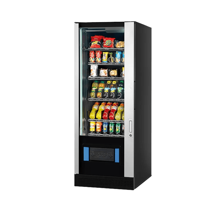 De Vendo G-Snack 6 Design Touch Slave KS6 is een uitbreiding voor bestaande vendingautomaten en biedt extra capaciteit voor snacks en non food producten zonder extra betaalsysteem. Ideaal te koppelen aan een master automaat voor een efficiënte vendingopstelling.