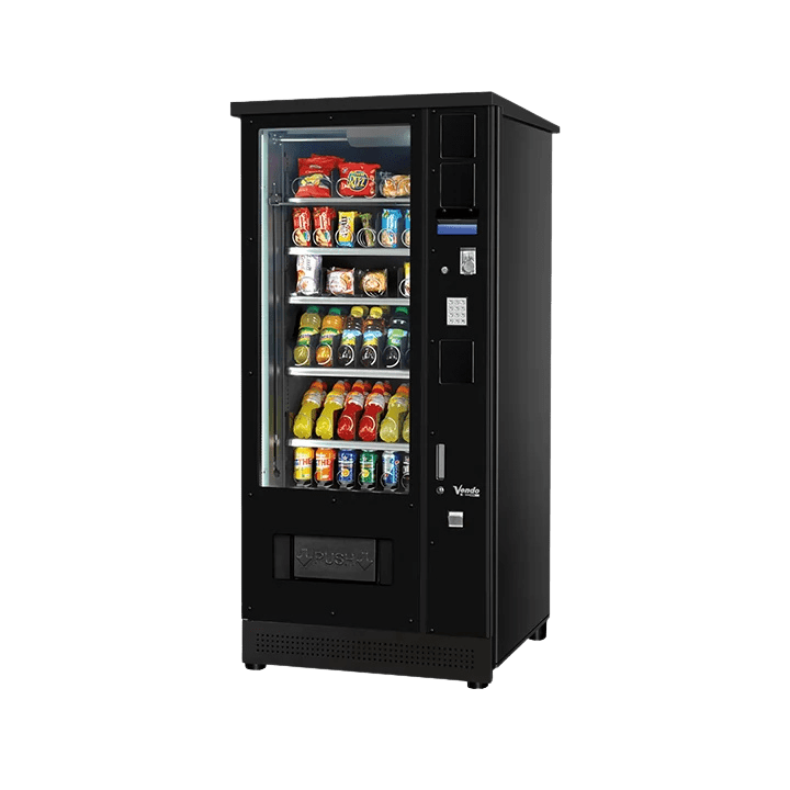 De Vendo G-Snack 6 Outdoor SM6 OD is een snackautomaat voor buitenlocaties, geschikt voor snacks en non food producten. Dankzij de robuuste uitvoering en betrouwbare techniek ideaal voor intensief gebruik buiten.