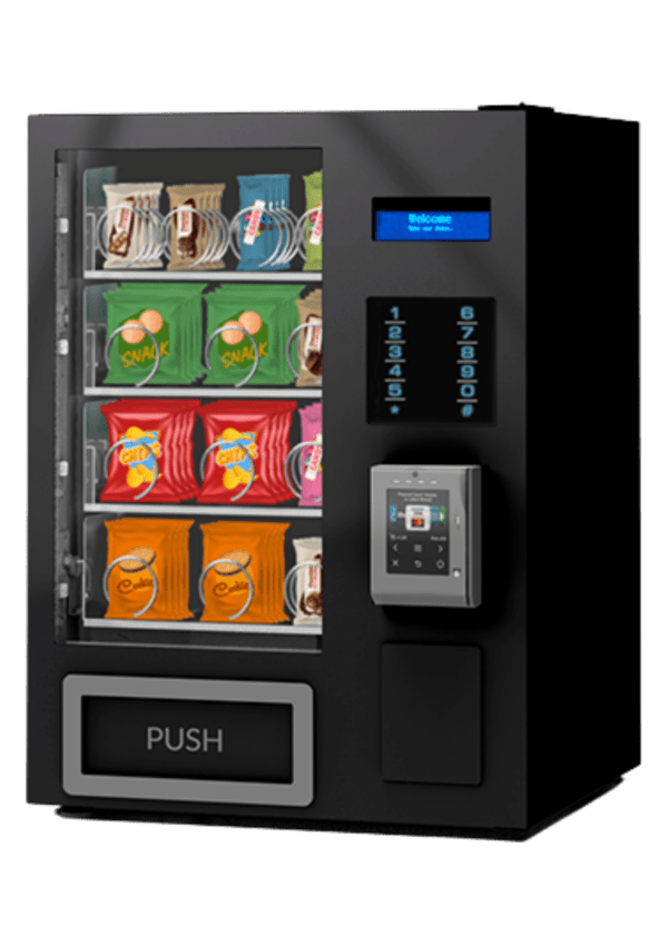 De SnackUNO Tabletop is een compacte snackautomaat in tafelmodel, geschikt voor snacks en kleine producten. Ideaal voor locaties waar weinig ruimte is maar toch een vendingoplossing gewenst is.