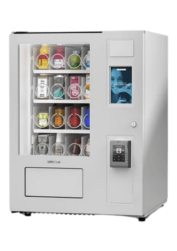 De Vendo UnoCool Tabletop SUC is een compacte drankautomaat in tafelmodel, geschikt voor blikjes, flessen, non-food en meer. Ideaal voor locaties met beperkte ruimte waar een efficiënte vendingoplossing gewenst is.