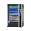 Extra informatie over de Vendo G Drink 9 Design DV9 De Vendo G Drink 9 Design DV9 is ontwikkeld voor locaties waar uitstraling en kwaliteit centraal staan. Deze automaat combineert een modern en tijdloos design met betrouwbare technologie, waardoor hij perfect past in professionele en representatieve omgevingen. Dankzij de glazen voorzijde en het strakke ontwerp wordt de automaat een echte eyecatcher binnen iedere ruimte. Ideaal voor kantoren, hotels of andere locaties waar vending onderdeel is van de totale beleving. De automaat is uitgerust met een verlicht toetsenbord, waardoor het selecteren van producten eenvoudig blijft in zowel lichte als donkere omgevingen. Dit zorgt voor een gebruiksvriendelijke ervaring en stimuleert aankopen op elk moment van de dag. Met een capaciteit tot 504 blikjes of 360 flessen biedt deze automaat ruim voldoende mogelijkheden voor locaties met een hoge vraag naar gekoelde dranken. Daarnaast zorgt het verticale liftsysteem ervoor dat producten gecontroleerd en veilig worden uitgegeven, wat ook geschikt is voor glazen flessen zoals bier of sap. De geavanceerde koeltechniek zorgt ervoor dat dranken altijd op de juiste temperatuur blijven, wat essentieel is voor kwaliteit en klanttevredenheid. De DV9 is daarmee de perfecte combinatie van design, capaciteit en betrouwbaarheid. Een hoogwaardige drankautomaat die niet alleen verkoopt, maar ook bijdraagt aan de uitstraling van je locatie.