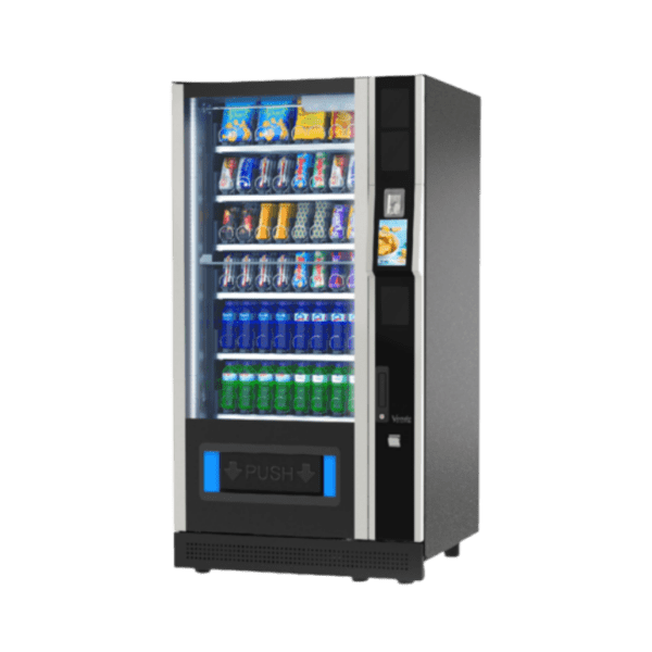 Extra informatie over de Vendo G Snack 8 Touch ST8 De Vendo G Snack 8 Touch ST8 is de ideale keuze voor locaties waar je een krachtige vendingoplossing wilt, maar net iets minder ruimte beschikbaar hebt. Denk aan kantoren, sportclubs of kleinere retailomgevingen waar efficiëntie en uitstraling belangrijk zijn. Net als de grotere varianten is deze automaat uitgerust met een modern touchscreen. Dit maakt het gebruik niet alleen eenvoudiger voor de klant, maar zorgt er ook voor dat aankopen sneller verlopen en klanten vaker meerdere producten tegelijk meenemen. Met maximaal 56 selecties biedt deze automaat nog steeds ruime mogelijkheden om een gevarieerd assortiment aan te bieden. Van snacks en gekoelde dranken tot verse producten zoals salades of maaltijden, alles is mogelijk. Hierdoor kun je de automaat perfect afstemmen op jouw doelgroep en locatie. Dankzij de betrouwbare koeltechniek blijven producten altijd op de juiste temperatuur, wat essentieel is voor zowel kwaliteit als verkoop. Het brede temperatuurbereik maakt deze automaat geschikt voor verschillende productcategorieën. Door het iets compactere formaat is de ST8 vaak makkelijker te plaatsen dan grotere modellen, terwijl je nog steeds profiteert van de voordelen van een moderne vendingmachine met touchscreen. Ideaal voor wie een sterke balans zoekt tussen capaciteit, gebruiksgemak en ruimte.