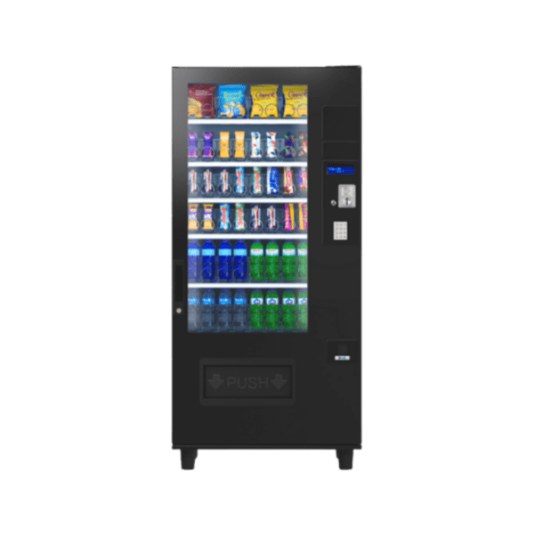Extra informatie over de Vendo G Snack Budget BS8 De Vendo G Snack Budget BS8 is ontwikkeld met één duidelijk doel: een betrouwbare en compacte vendingmachine bieden tegen een zo scherp mogelijke prijs. Ideaal voor startende vendingondernemers of locaties waar ruimte beperkt is en een efficiënte en betaalbare oplossing gewenst is. Deze automaat bewijst dat budget en kwaliteit prima samen kunnen gaan. Dankzij de solide bouw en bewezen koeltechniek van Vendo ben je verzekerd van stabiele prestaties en een lange levensduur. Met maximaal 56 selecties biedt de BS8 voldoende ruimte voor een breed assortiment aan snacks en gekoelde dranken. Hierdoor kun je eenvoudig inspelen op de behoeften van jouw locatie, zonder direct te investeren in een duurder model. Een groot voordeel van deze automaat is de geïntegreerde voorkoelruimte. Hiermee kun je producten alvast op de juiste temperatuur brengen, zodat ze direct verkoopklaar zijn wanneer je ze in de automaat plaatst. Dit zorgt voor efficiënt bijvullen en een betere productkwaliteit. Daarnaast is de automaat uitgerust met een duidelijk LCD scherm en LED verlichting, wat zorgt voor een overzichtelijke en aantrekkelijke presentatie van je producten. Het energiezuinige systeem helpt bovendien om het verbruik laag te houden, wat deze automaat extra interessant maakt voor langdurig gebruik. De BS8 is daarmee de perfecte instap in de vendingwereld: betrouwbaar, praktisch en betaalbaar, zonder onnodige extra’s maar met alles wat je nodig hebt om succesvol te starten.