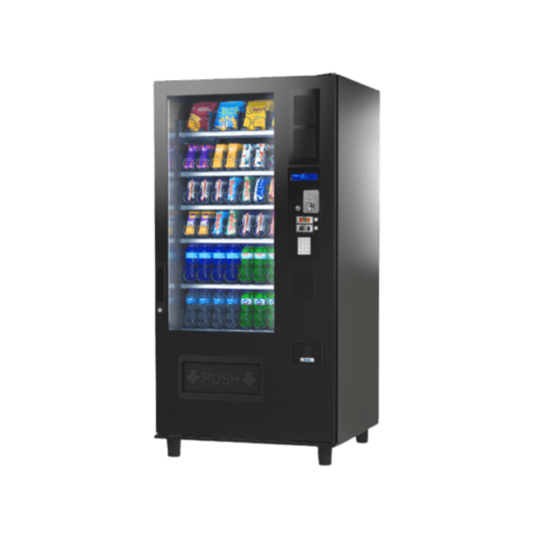 Extra informatie over de Vendo G Snack Budget Combi BB8 De Vendo G Snack Budget Combi BB8 is dé oplossing voor wie met één automaat zowel snacks als dranken wil aanbieden, zonder direct te investeren in meerdere machines. Dit model is speciaal ontwikkeld voor prijsbewuste klanten die toch een compleet vendingconcept willen neerzetten. Wat deze automaat uniek maakt, is de combinatie van een klassieke snackautomaat met een geïntegreerd drankensysteem. Achter de schermen zit een mechanisme dat flessen en blikjes opslaat en uitgeeft, waardoor je extra drankcapaciteit creëert zonder extra ruimte nodig te hebben. Met maximaal 56 selecties voor snacks en aanvullende drukknoppen voor dranken, kun je een breed en aantrekkelijk assortiment samenstellen. Ideaal voor locaties zoals kantoren, sportclubs of wachtruimtes waar gemak en variatie belangrijk zijn. Ondanks het uitgebreide aanbod blijft de automaat compact en efficiënt. Hierdoor is hij eenvoudig te plaatsen en geschikt voor veel verschillende omgevingen. Daarnaast staat de Budget Combi serie bekend om zijn betrouwbaarheid en gebruiksgemak. De automaat is ontworpen om probleemloos te functioneren, ook op locaties met minder intensief beheer. De geïntegreerde koeltechniek zorgt ervoor dat zowel snacks als dranken op de juiste temperatuur blijven. In combinatie met het energiezuinige systeem maakt dit de BB8 een slimme en duurzame keuze. De BB8 is daarmee de ideale all in one vendingoplossing: compact, betaalbaar en compleet.