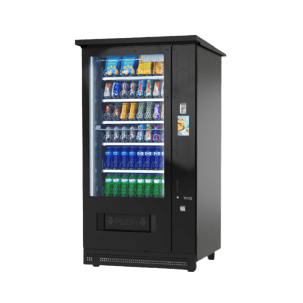 De Vendo G-Snack 8 Touch Outdoor ST8 OD is een snackautomaat met touchscreen voor buitenlocaties, geschikt voor snacks en non food producten. Dankzij de robuuste uitvoering en moderne interface ideaal voor intensief gebruik buiten.