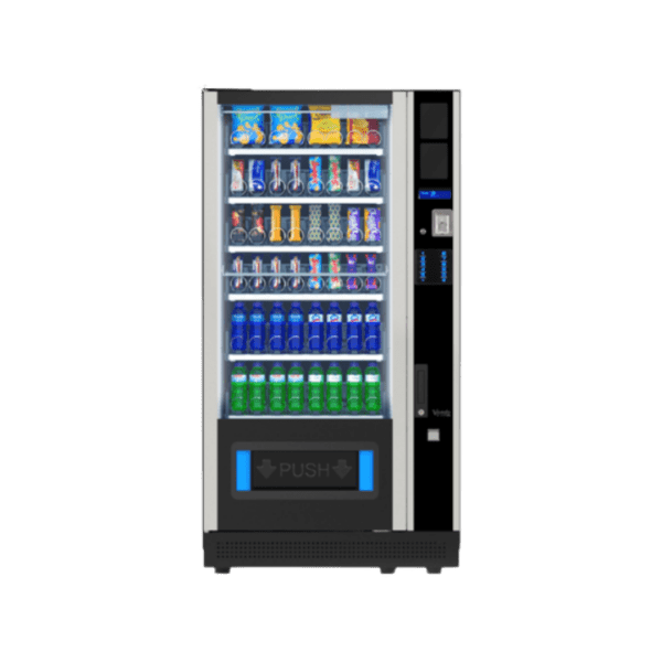 De Vendo G-Snack 8 Design SC8 is een snackautomaat met modern design, geschikt voor snacks en non food producten. Ideaal voor locaties waar uitstraling en een efficiënt assortiment samenkomen.