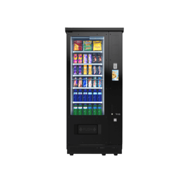De Vendo G-Snack Touch 6 Outdoor ST6 OD is een snackautomaat met touchscreen voor buitenlocaties, geschikt voor snacks en non food producten. Dankzij de robuuste uitvoering en moderne interface ideaal voor intensief gebruik buiten.