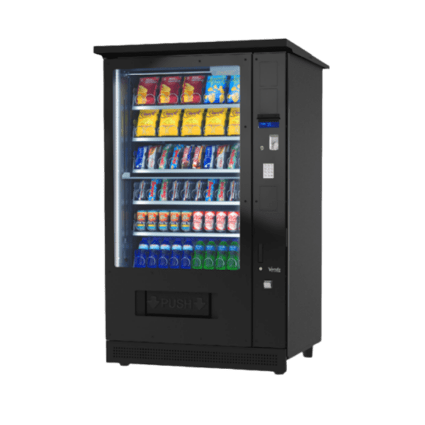De Vendo G-Snack 10 Outdoor SMX OD is een snackautomaat voor buitenlocaties, geschikt voor snacks en non food producten. Dankzij de robuuste uitvoering en betrouwbare techniek ideaal voor intensief gebruik buiten.