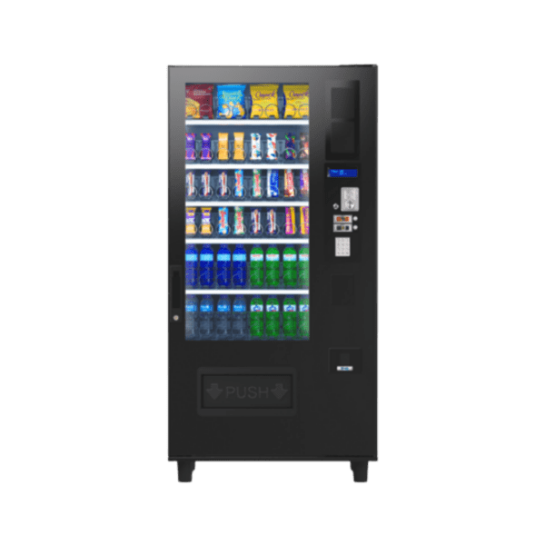Extra informatie over de Vendo G Snack Budget Combi BB8 De Vendo G Snack Budget Combi BB8 is dé oplossing voor wie met één automaat zowel snacks als dranken wil aanbieden, zonder direct te investeren in meerdere machines. Dit model is speciaal ontwikkeld voor prijsbewuste klanten die toch een compleet vendingconcept willen neerzetten. Wat deze automaat uniek maakt, is de combinatie van een klassieke snackautomaat met een geïntegreerd drankensysteem. Achter de schermen zit een mechanisme dat flessen en blikjes opslaat en uitgeeft, waardoor je extra drankcapaciteit creëert zonder extra ruimte nodig te hebben. Met maximaal 56 selecties voor snacks en aanvullende drukknoppen voor dranken, kun je een breed en aantrekkelijk assortiment samenstellen. Ideaal voor locaties zoals kantoren, sportclubs of wachtruimtes waar gemak en variatie belangrijk zijn. Ondanks het uitgebreide aanbod blijft de automaat compact en efficiënt. Hierdoor is hij eenvoudig te plaatsen en geschikt voor veel verschillende omgevingen. Daarnaast staat de Budget Combi serie bekend om zijn betrouwbaarheid en gebruiksgemak. De automaat is ontworpen om probleemloos te functioneren, ook op locaties met minder intensief beheer. De geïntegreerde koeltechniek zorgt ervoor dat zowel snacks als dranken op de juiste temperatuur blijven. In combinatie met het energiezuinige systeem maakt dit de BB8 een slimme en duurzame keuze. De BB8 is daarmee de ideale all in one vendingoplossing: compact, betaalbaar en compleet.