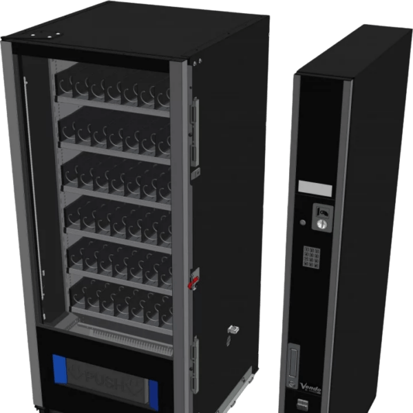 Extra informatie over de Vendo G Snack 8 Design SC8 De Vendo G Snack 8 Design SC8 is ontwikkeld voor locaties waar uitstraling en functionaliteit hand in hand gaan. Deze automaat biedt een moderne en elegante look, waardoor hij perfect past in omgevingen zoals kantoren, hotels en andere professionele ruimtes. Wat deze automaat uniek maakt, is de combinatie van design en flexibiliteit. Dankzij de slimme indeling kun je een breed assortiment aanbieden, van snacks en gekoelde dranken tot andere producten in verschillende vormen en maten. De SC8 is daarnaast ontworpen met een splitfunctie, waardoor de automaat eenvoudiger te plaatsen is op locaties met smalle doorgangen. Dit maakt hem extra praktisch bij installatie zonder in te leveren op capaciteit. Met maximaal 56 selecties heb je voldoende ruimte om jouw aanbod volledig af te stemmen op de locatie en doelgroep. Hierdoor kun je eenvoudig inspelen op verschillende behoeften en verkoopkansen. De betrouwbare koeltechniek zorgt ervoor dat producten altijd op de juiste temperatuur blijven, wat essentieel is voor kwaliteit en verkoop. De G Snack Design serie staat bekend om zijn hoogwaardige afwerking en sterke prestaties. De SC8 is daarin de perfecte middenweg: stijlvol, flexibel en geschikt voor vrijwel iedere professionele omgeving.