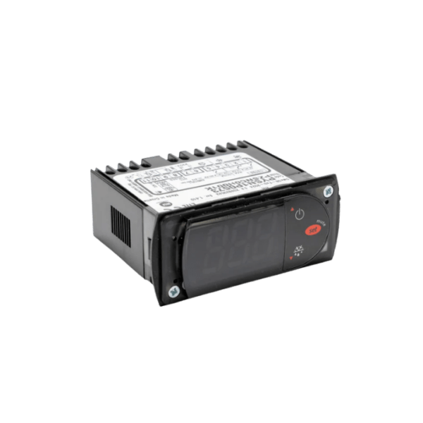 Carel temperatuurregelaar voor gekoelde vendingmachines, geschikt als besturingsunit voor het regelen en aanpassen van de temperatuur in de automaat en voor een betrouwbare koeling van blikjes, flesjes, snacks en andere gekoelde producten.