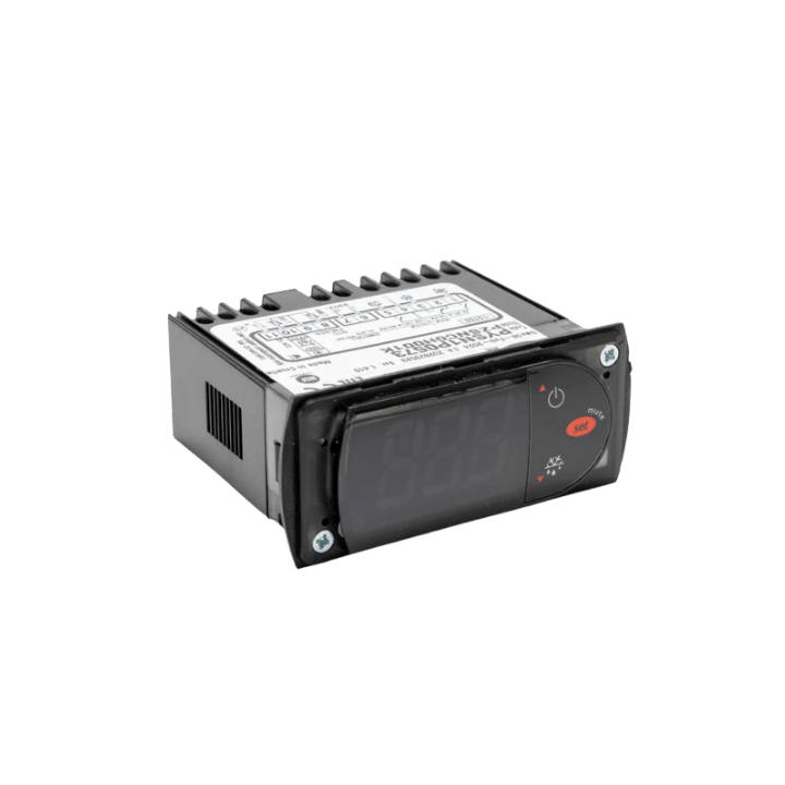 Carel temperatuurregelaar voor gekoelde vendingmachines, geschikt als besturingsunit voor het regelen en aanpassen van de temperatuur in de automaat en voor een betrouwbare koeling van blikjes, flesjes, snacks en andere gekoelde producten.