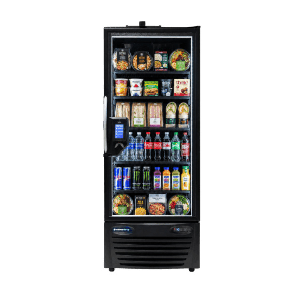 De Pico Breeze is een smart vending koelkast met automatische betaling voor drankjes en snacks. Ideaal voor locaties waar gemak, snelheid en een moderne vendingervaring centraal staan.