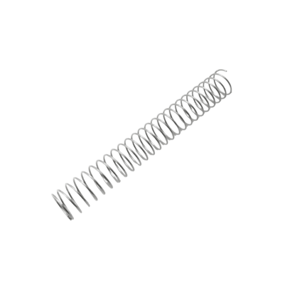 Rechts draaiende Vendo spiraal van 18,5 mm, geschikt voor het uitgeven van kleinere producten zoals kauwgom, snoep en vergelijkbare artikelen in een Vendo vendingmachine. Vendo Spiraal Rechts 18,5 mm voor Vendo vendingmachine