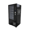 Vendingmachine met gepersonaliseerde sticker op de voorkant, ideaal voor klanten die hun eigen logo of branding op de automaat willen toevoegen als extra optie.