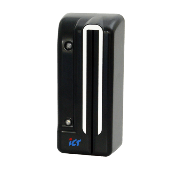 ICT DCM5 ID Scanner voor vendingmachines en verkoopautomaten, geschikt als documentlezer voor leeftijdsverificatie via ID kaarten en rijbewijzen in kaartformaat bij automaten met leeftijdsgebonden producten.