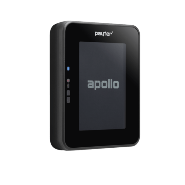 Payter Apollo betaalterminal voor smart vending, selfservice toepassingen en onbemande verkooppunten met touchscreen en pincode invoer.