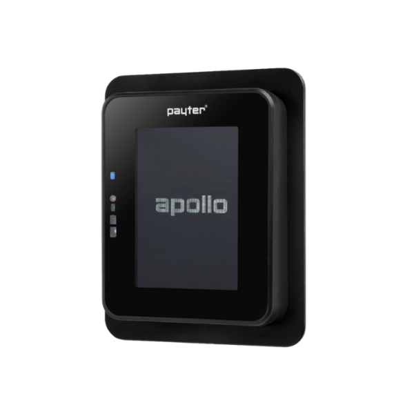 Payter Apollo betaalterminal voor smart vending, selfservice toepassingen en onbemande verkooppunten met touchscreen en pincode invoer.